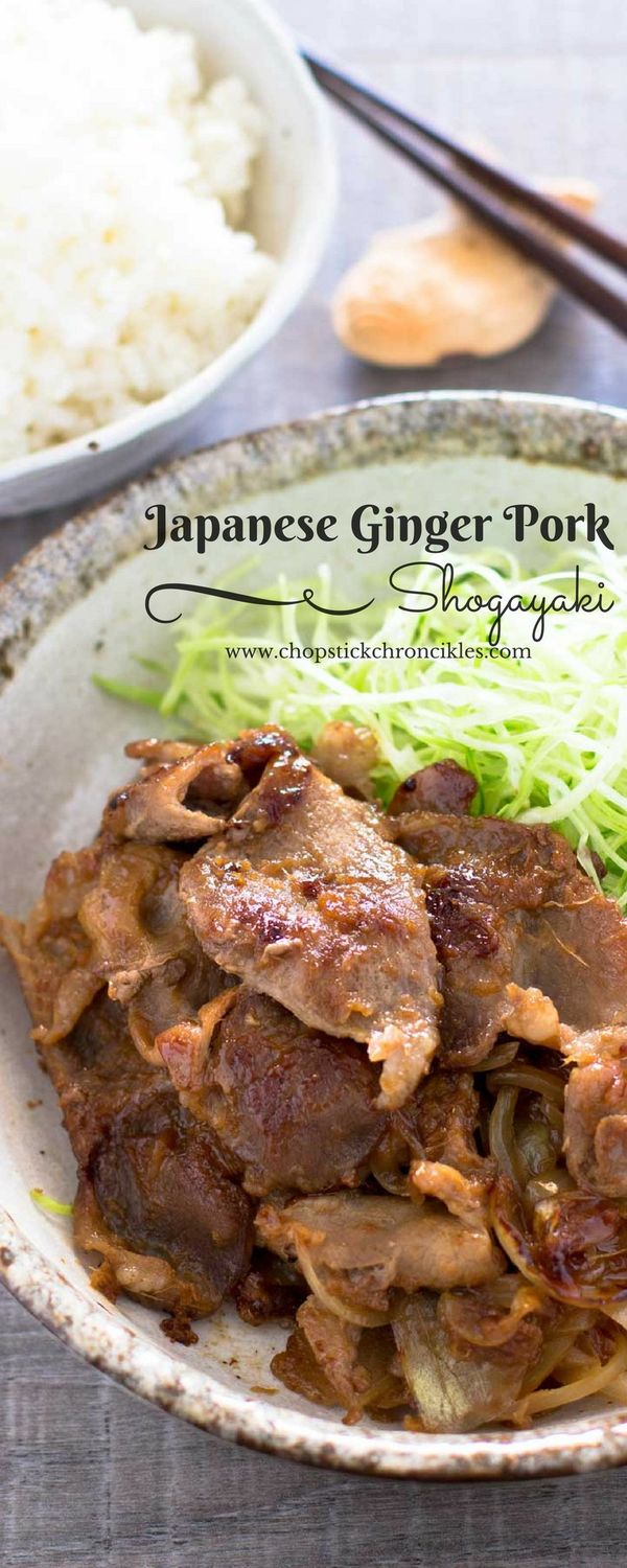 Ginger pork Shogayaki