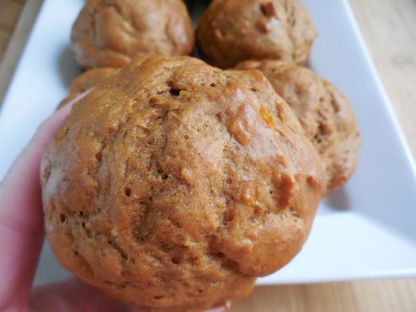 Gingerbread banana yogurt muffins