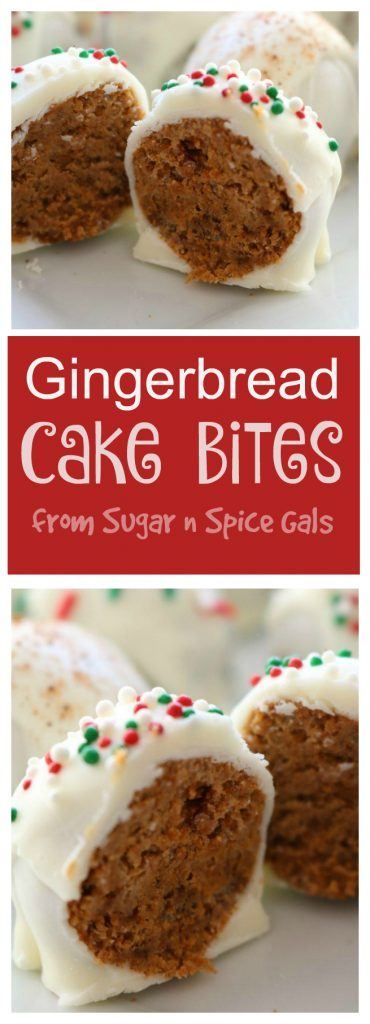 Gingerbread Cake Bites