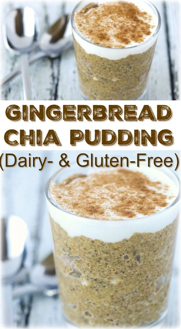 Gingerbread Chia Pudding (Vegan & Paleo