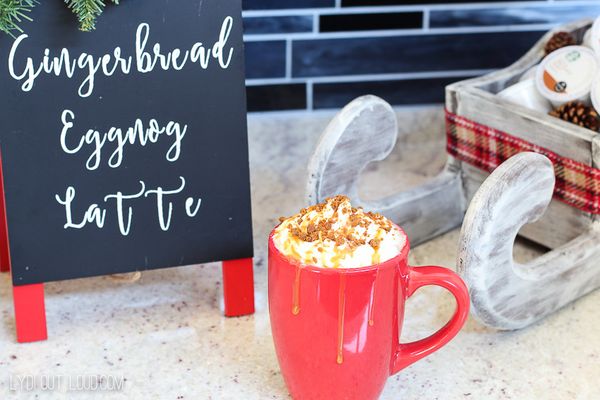 Gingerbread Eggnog Latte