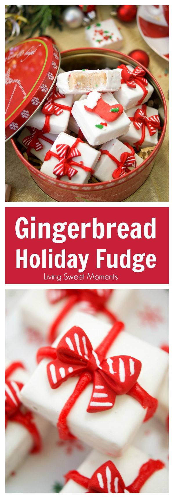 Gingerbread Holiday Fudge