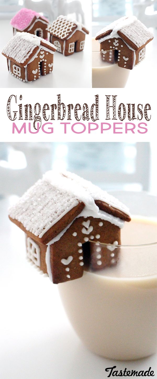 Gingerbread House Mug Toppers