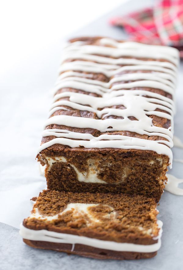 Gingerbread Latte Cake with Maple Glaze