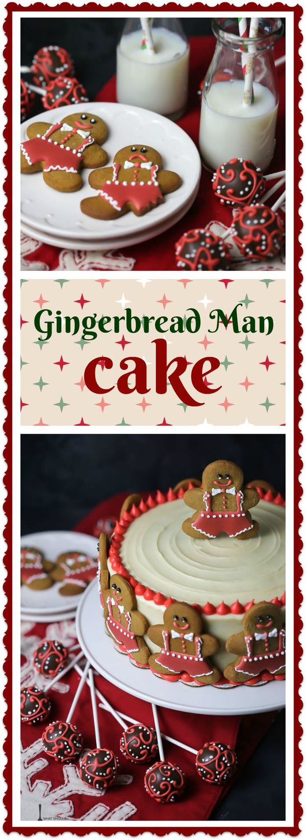 Gingerbread Man Cake