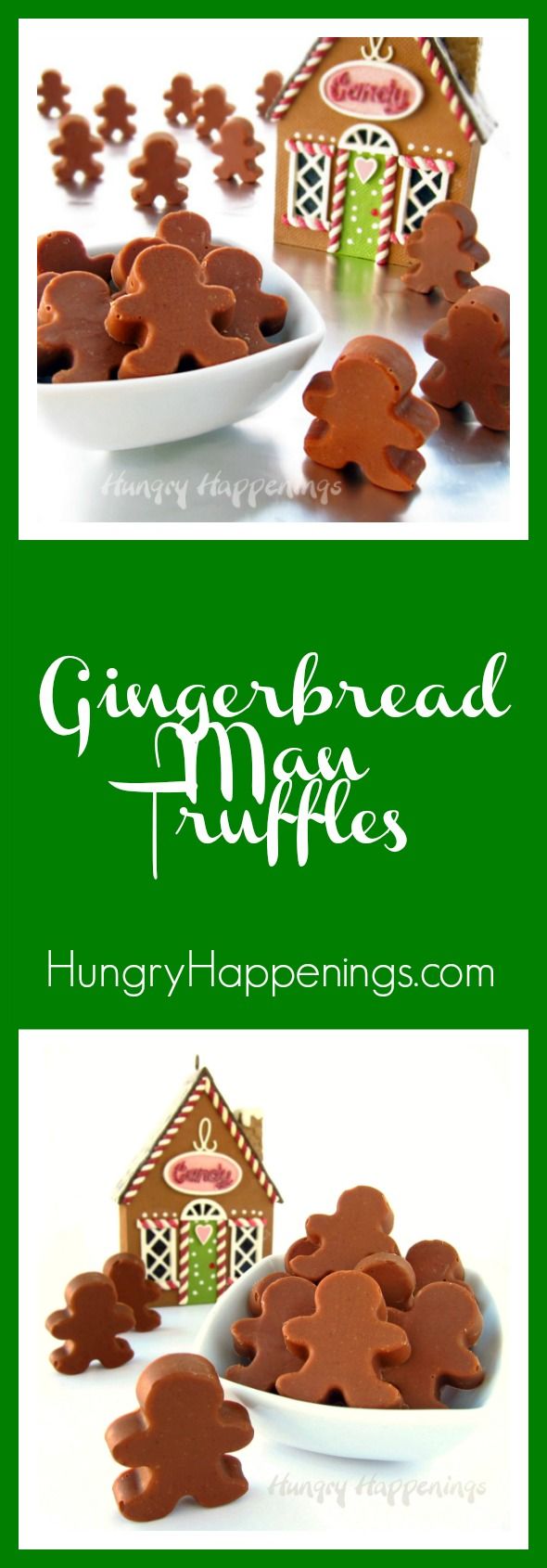 Gingerbread Man Truffles - cute little treat for the holidays