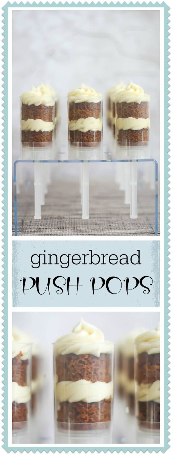 Gingerbread Push Pops