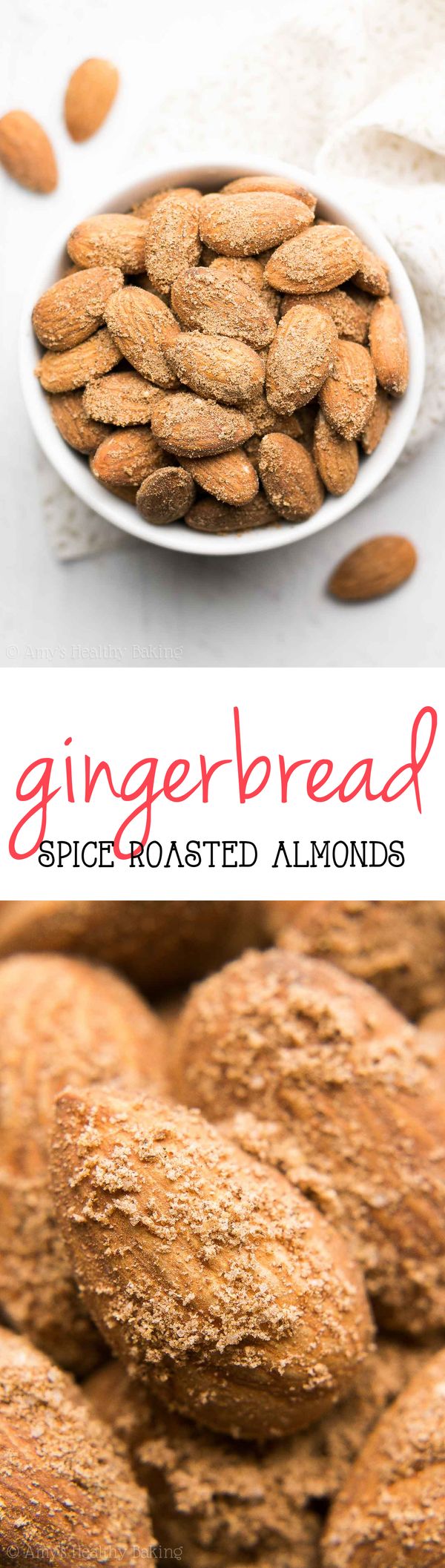 Gingerbread Spice Roasted Almonds