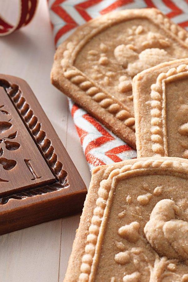 Gingerbread Springerle Shortbread