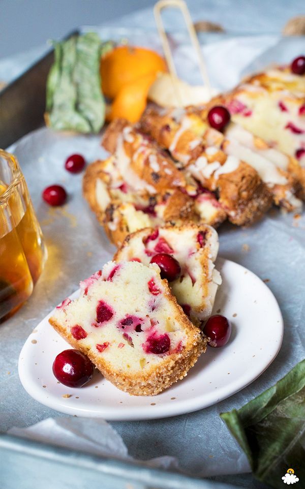 Glazed Cranberry Bread