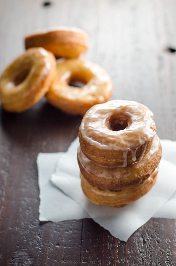 Glazed Gingerbread Doughnuts