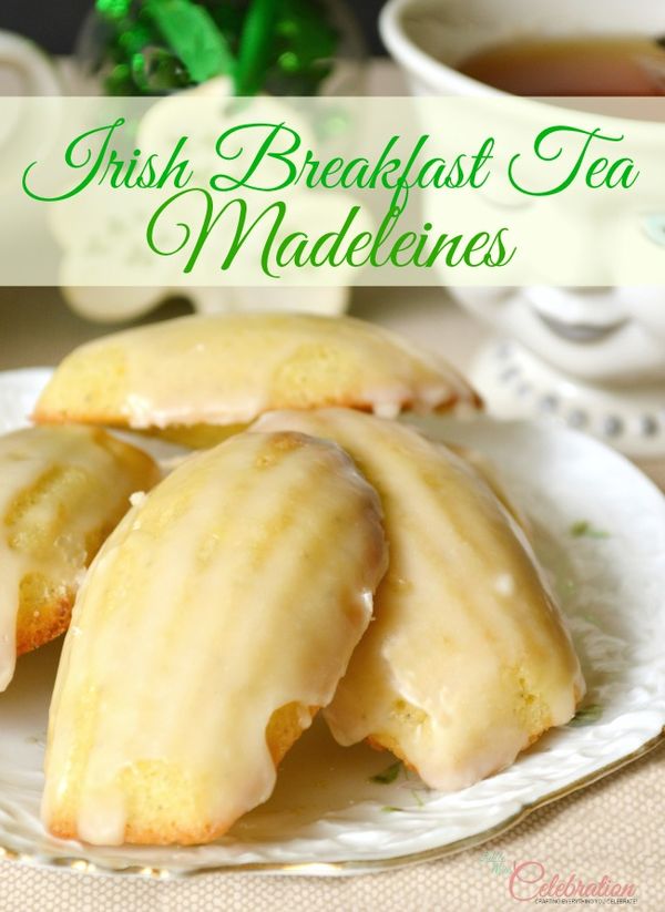 Glazed Irish Breakfast Tea Madeleines