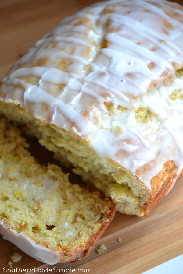 Glazed Lemon Poppy Seed Summer Squash Bread