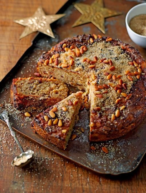 Gluten-free apple Christmas cake