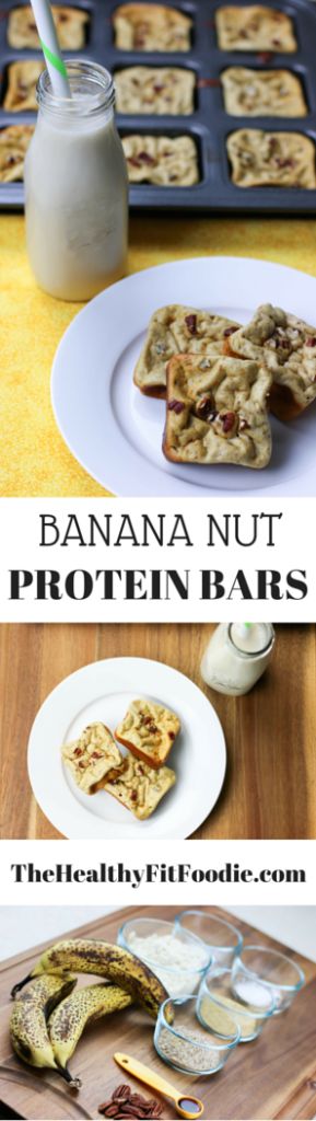 Gluten Free Banana Nut Protein Bars