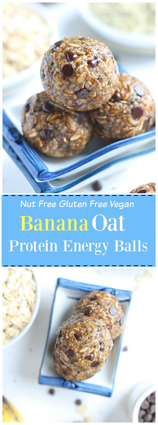 Gluten Free Banana Oat Protein Energy Balls