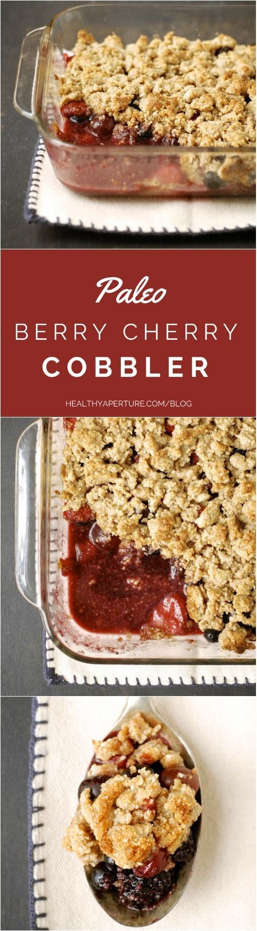 Gluten Free Berry Cherry Cobbler