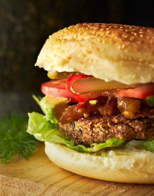 Gluten Free Black Bean, Sweet Potato, Kale and Dill Burgers