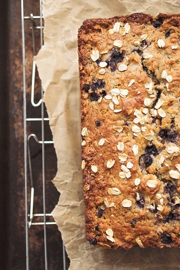 Gluten Free Blueberry Oatmeal Bread