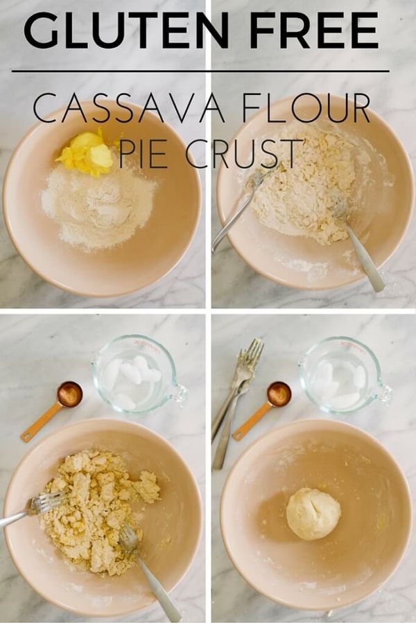 Gluten Free Cassava Flour Pie Crust - Vegan Option