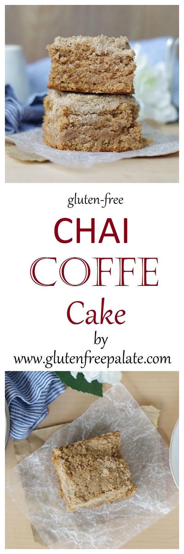 Gluten-Free Chai Coffee Cake (13 Ingredients