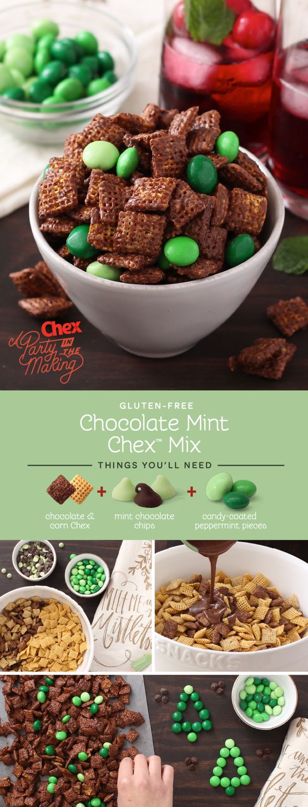 Gluten-Free Chocolate Mint Chex™ Mix