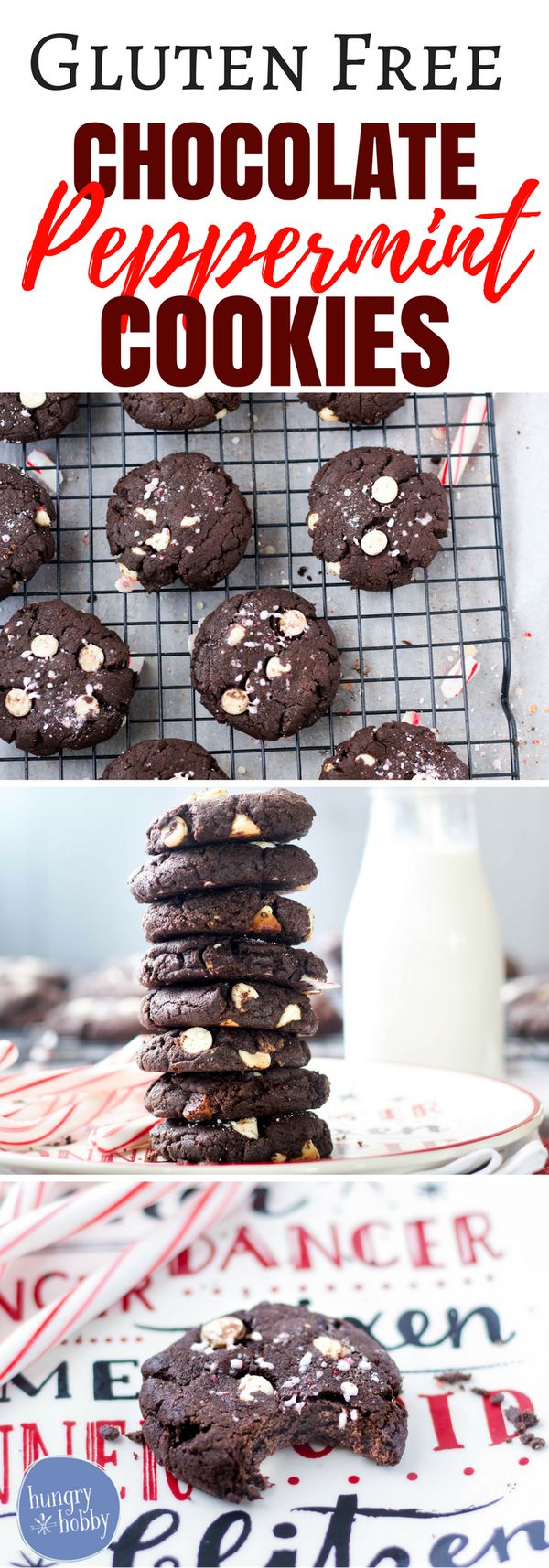 Gluten Free Chocolate Peppermint Cookies