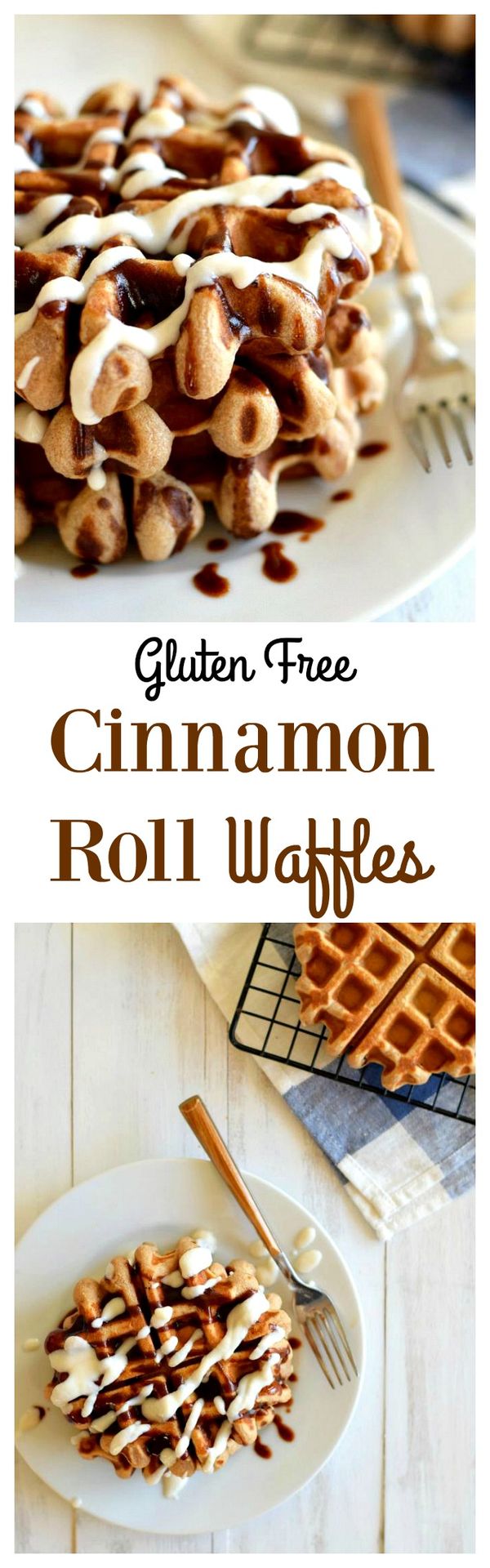 Gluten Free Cinnamon Roll Waffles