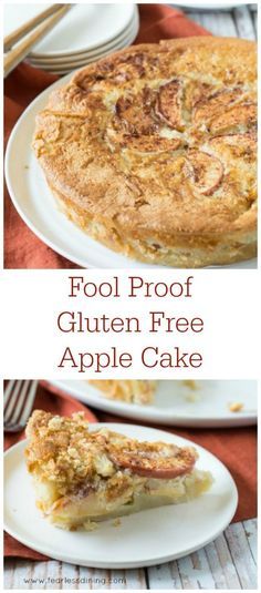 Gluten Free Creamy Apple Cake