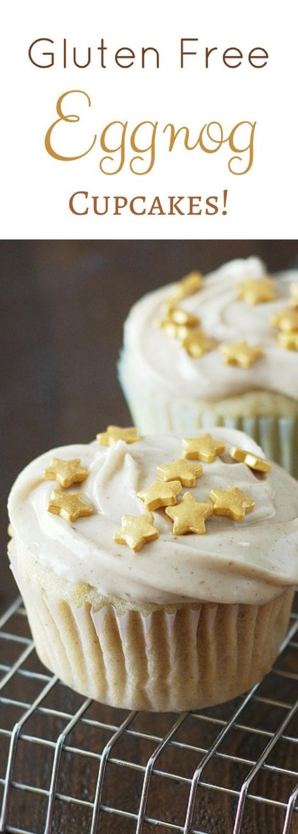 Gluten Free Eggnog Cupcakes