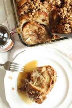 Gluten-Free French Toast Casserole Made With PURE Infused Maple Syrup