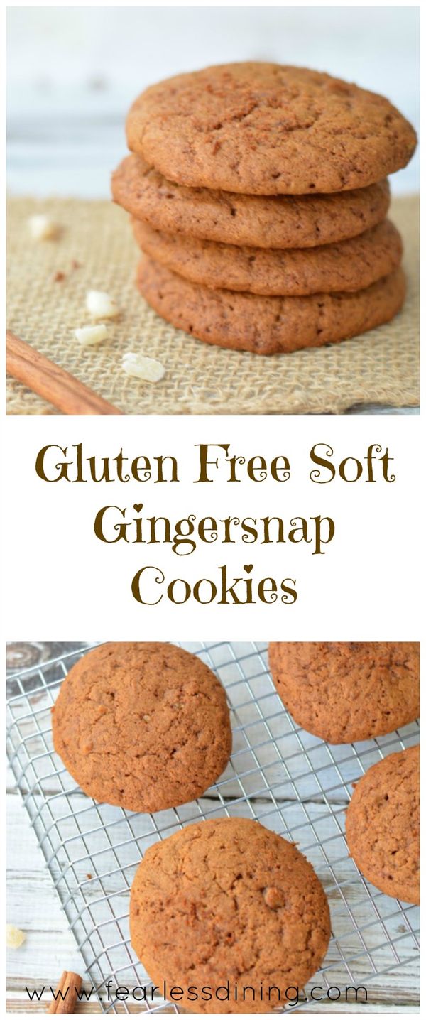 Gluten Free Gingersnap Cookies