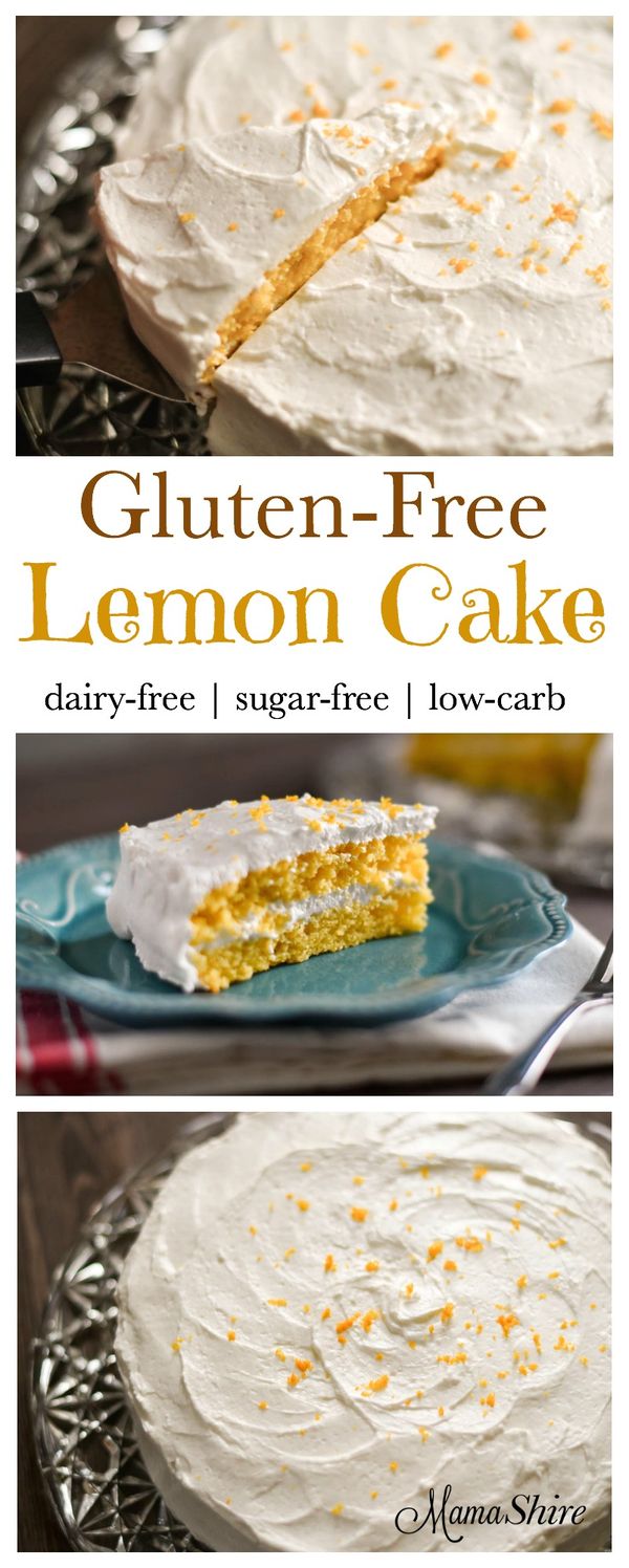 Gluten-Free Lemon Cake with Lemon Frosting