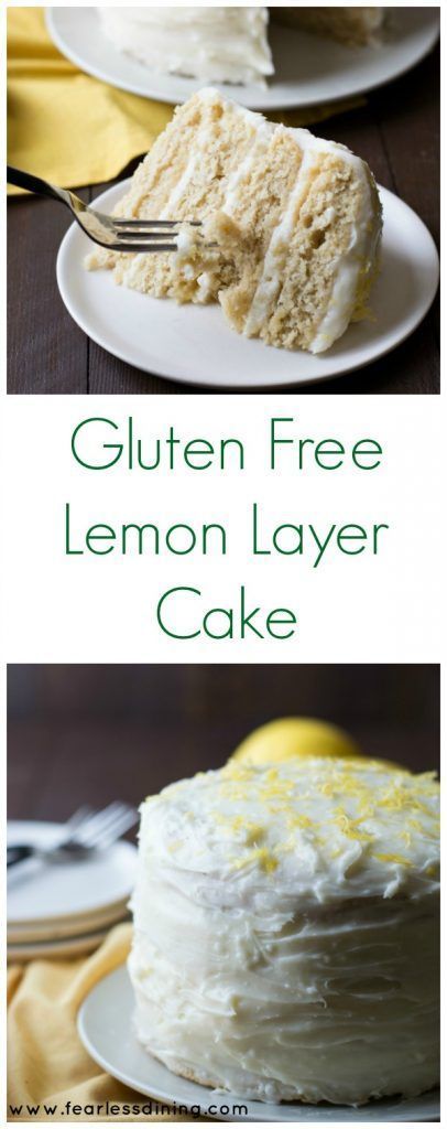 Gluten Free Lemon Layer Cake