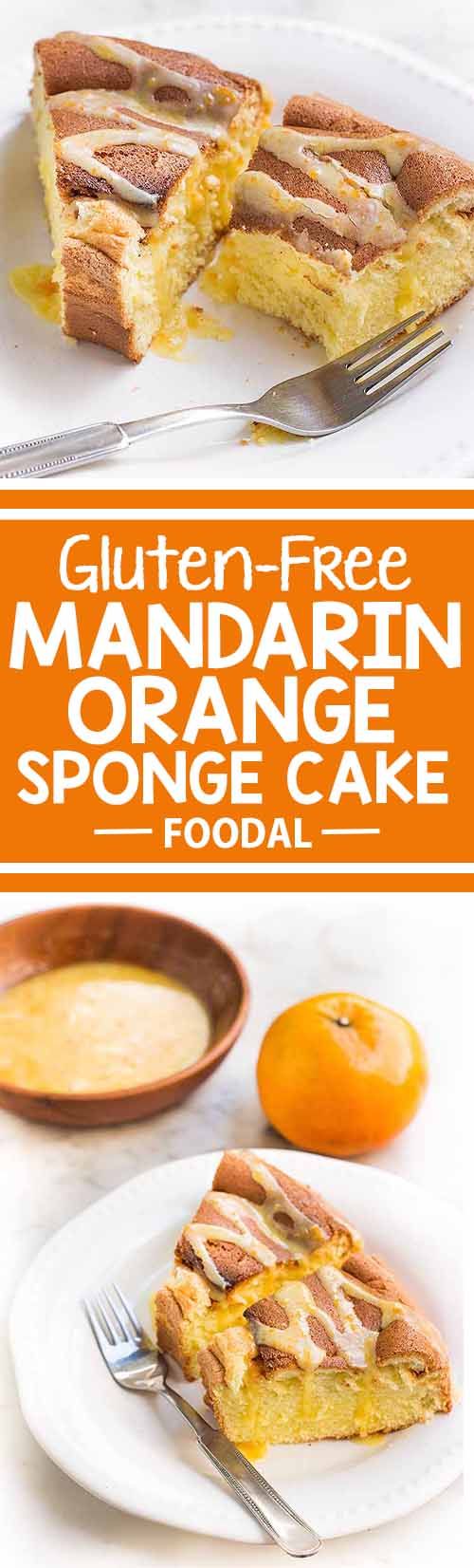 Gluten-Free Mandarin Orange Sponge Cake