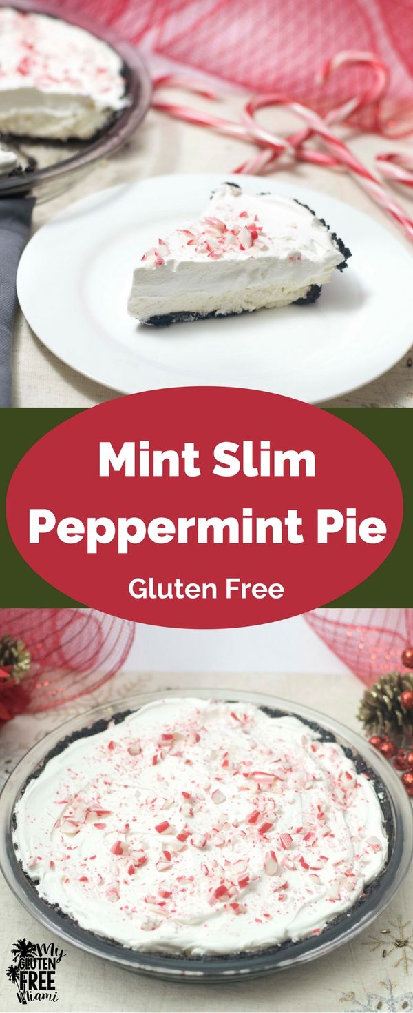 Gluten Free Mint Slims Peppermint Pie