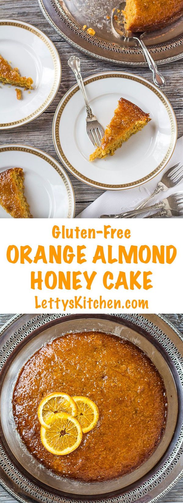 Gluten-free Orange Almond Honey Cake