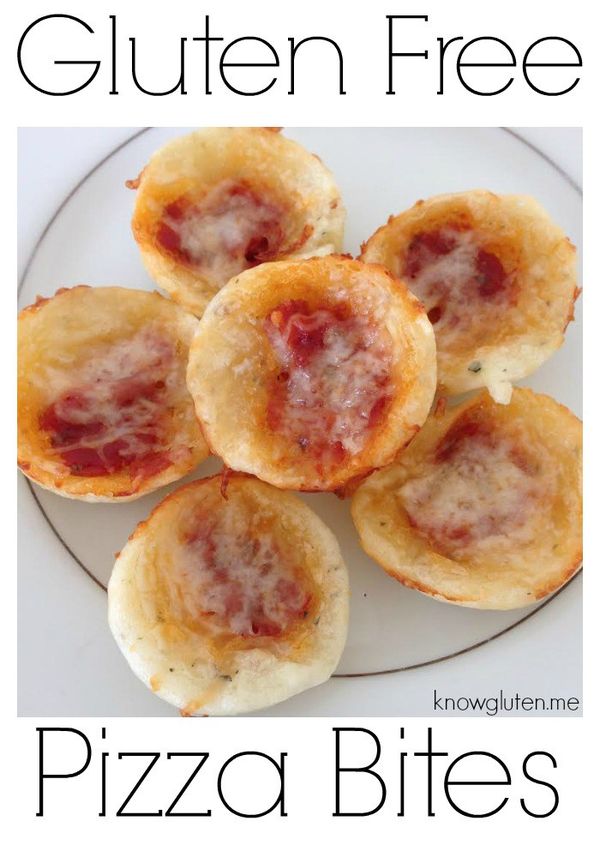 Gluten Free Pizza Bites made with Tapioca Flour