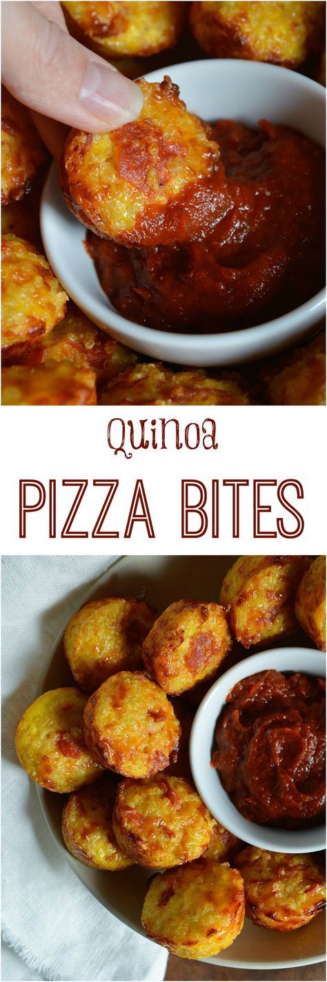 Gluten Free Quinoa Pizza Bites