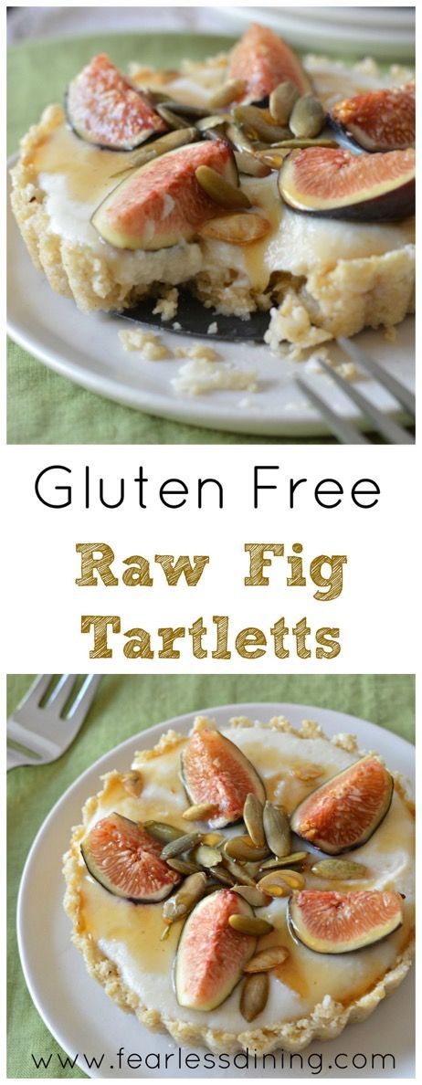 Gluten Free Raw Fig Tarts