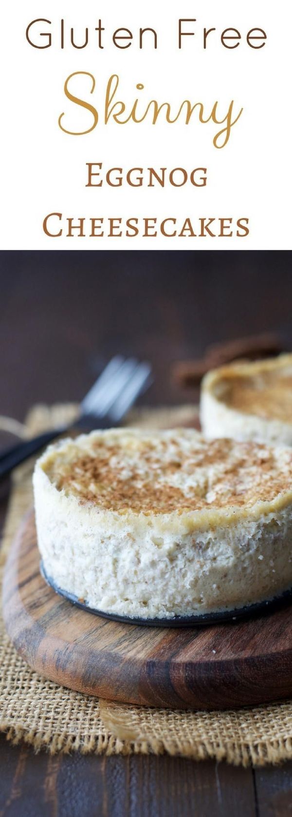 Gluten Free Skinny Eggnog Cupcakes