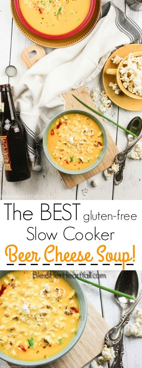 Gluten-Free Slow Cooker Beer Cheese Soup