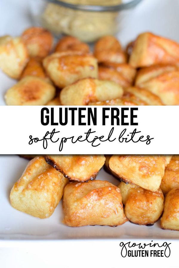 Gluten Free Soft Pretzel Bites