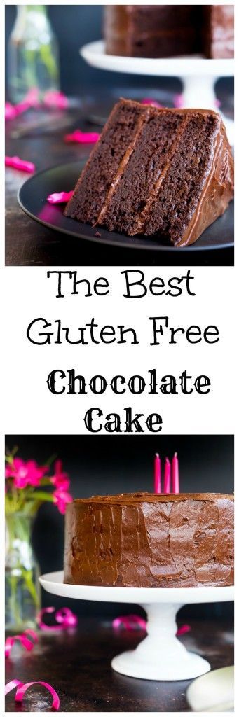 Gluten Free Three Layer Chocolate Cake + A Giveaway