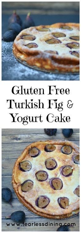 Gluten Free Turkish Fig and Yogurt Cake