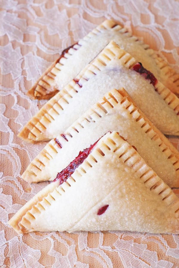 Gluten free vegan raspberry hand pies