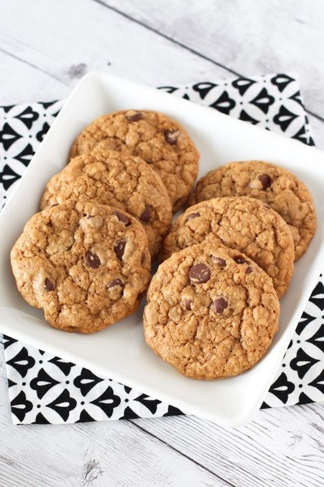 Gluten free vegan soft chocolate chip cookies