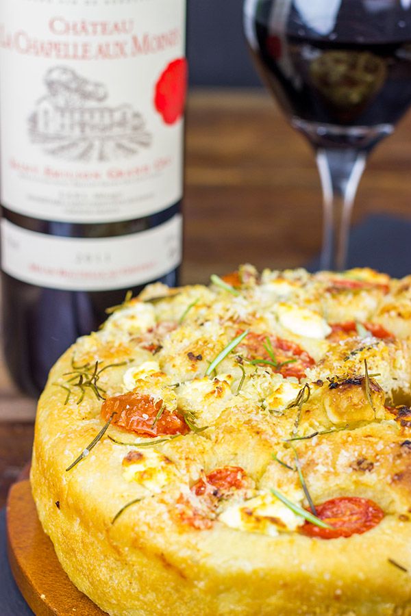 Goat Cheese and Tomato Focaccia