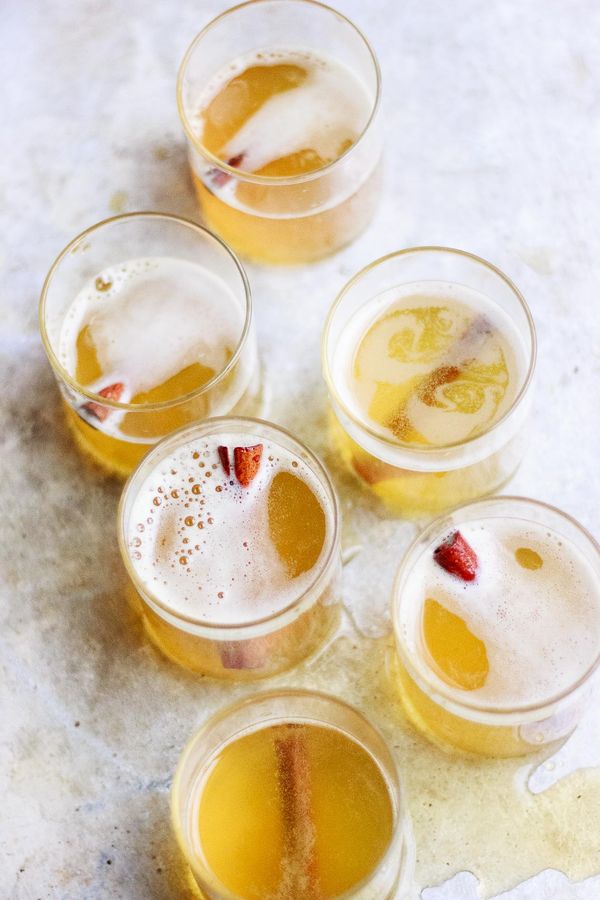 Golden Bubbles Champagne Cocktail