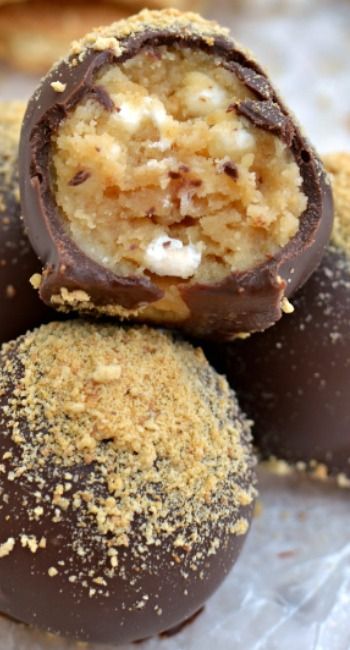 Golden S'moreo Truffles